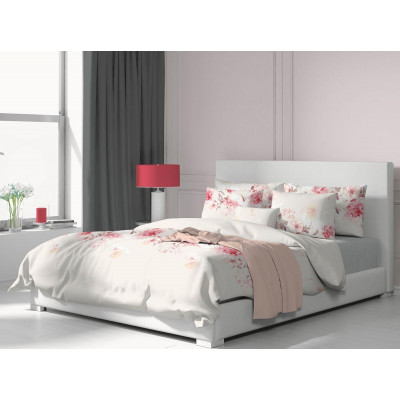 Klasické posteľné bavlnené obliečky DELUX 140x200, 70x90cm TANEA ružová